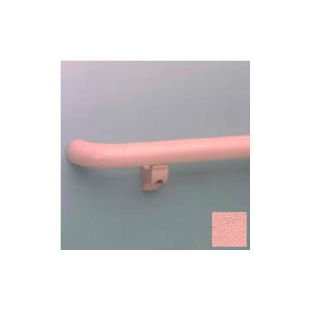 Pawling Round Handrail, 1-1/2" Grip, Aluminum Retainer, 12' Long, English Rose BR-1200-12-373